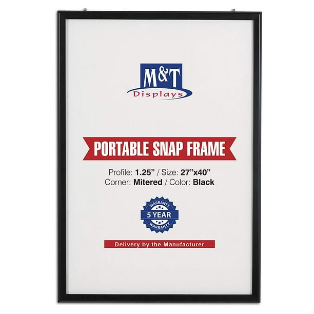 Details about / 27x40 Poster Picture Frame Black Front Wall Display Home Decor Showcase New